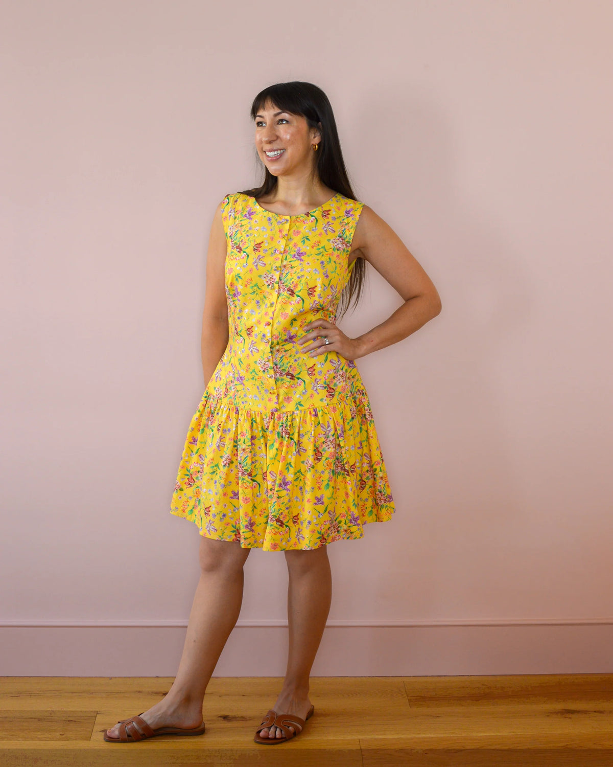 Nina Lee Wimbledon Drop-Waist Dress