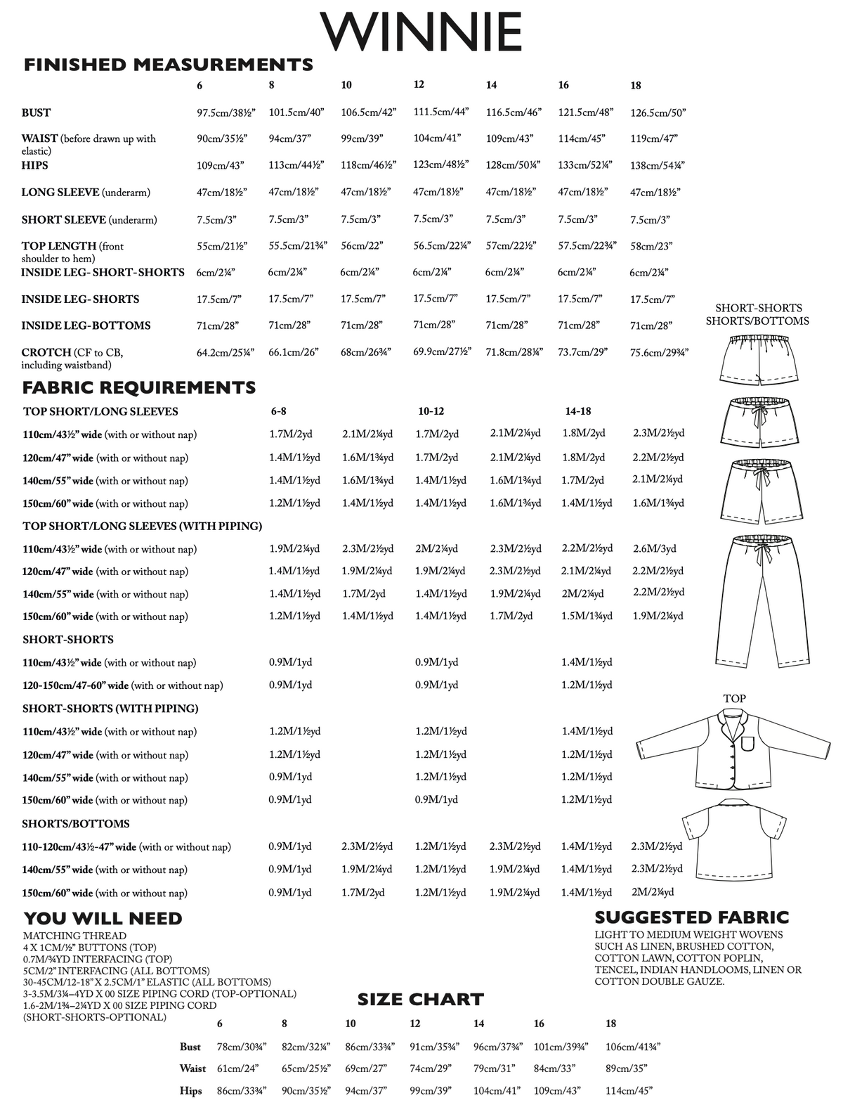 Merchant & Mills Winnie Pyjamas
