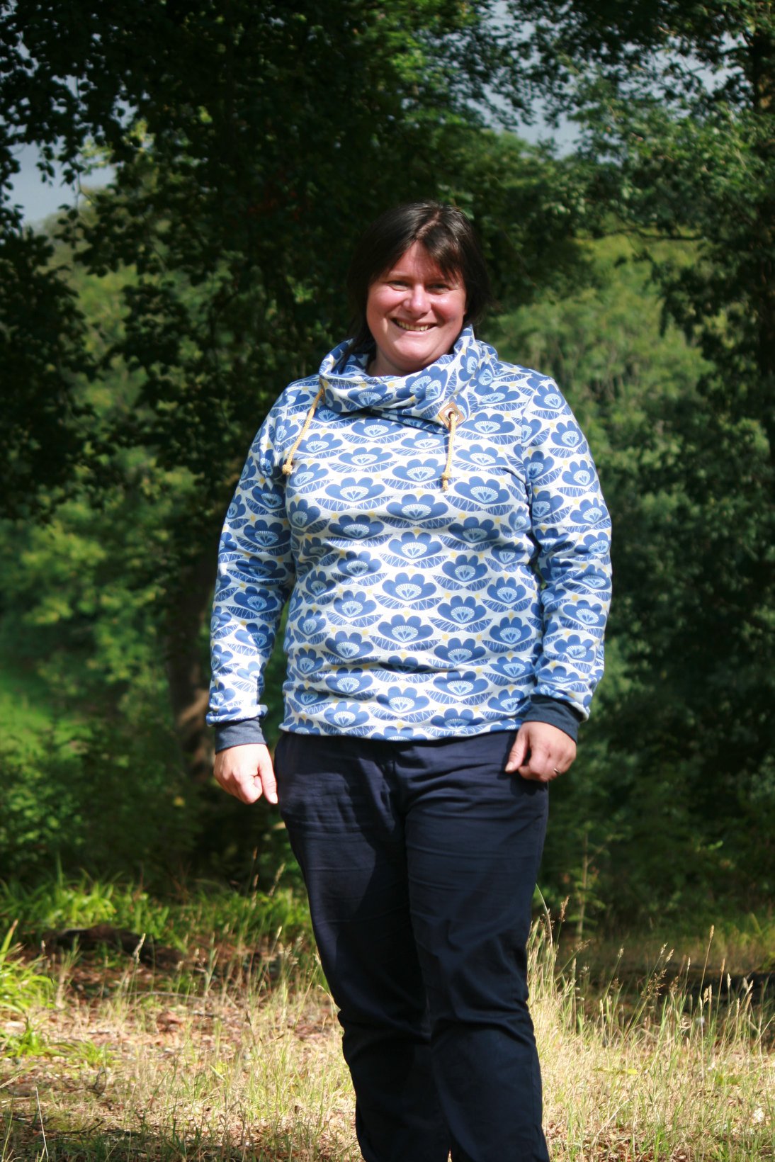 Waves & Wild Women's Cottesloe Cowl Top - Printed copy shop (+£7.00)