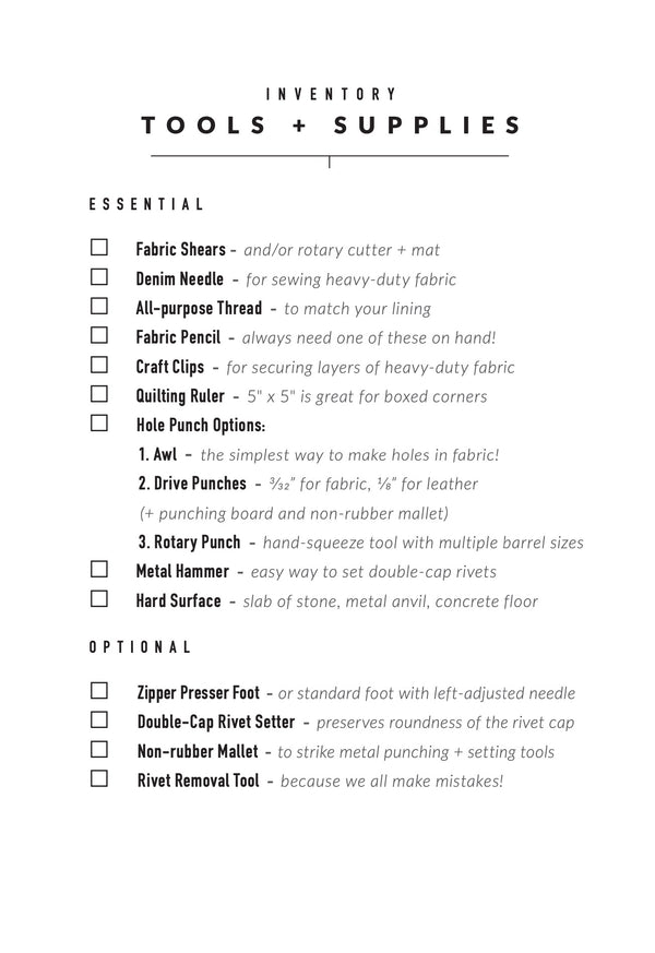 Klum House Woodland Dopp Kit PDF – The Fold Line