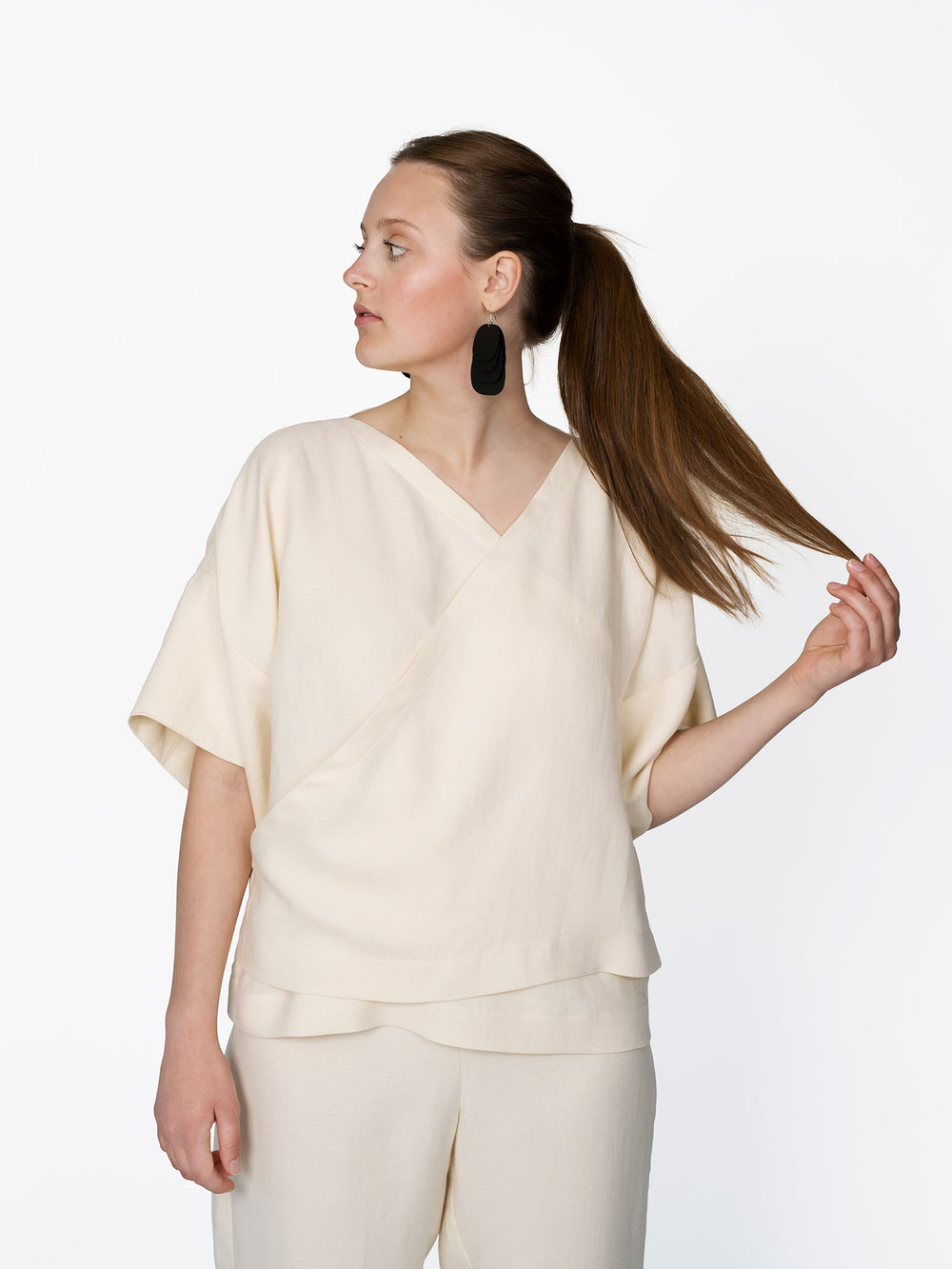 The Assembly Line Wrap Top