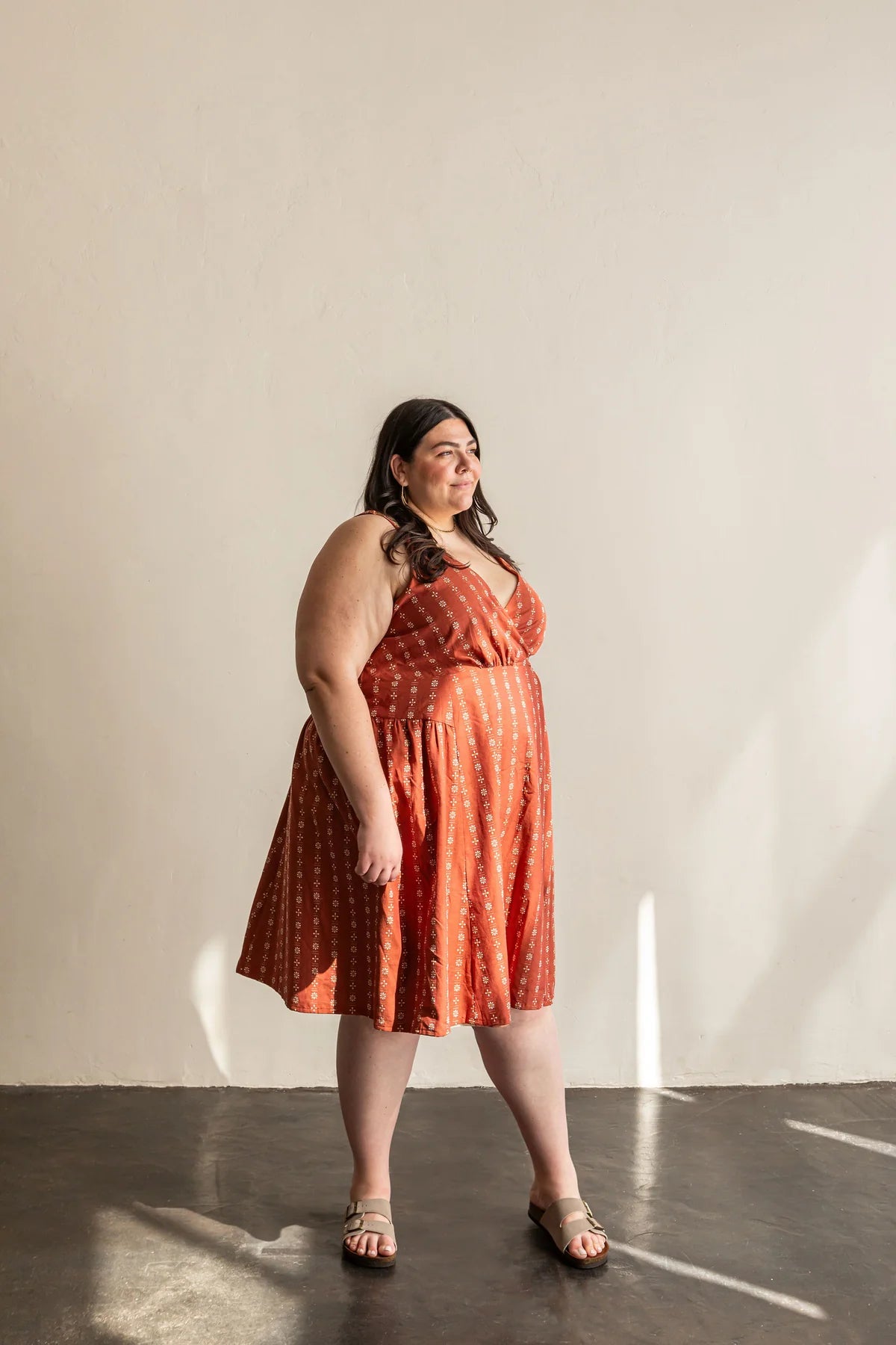 Friday Pattern Company Wren Wrap Dress