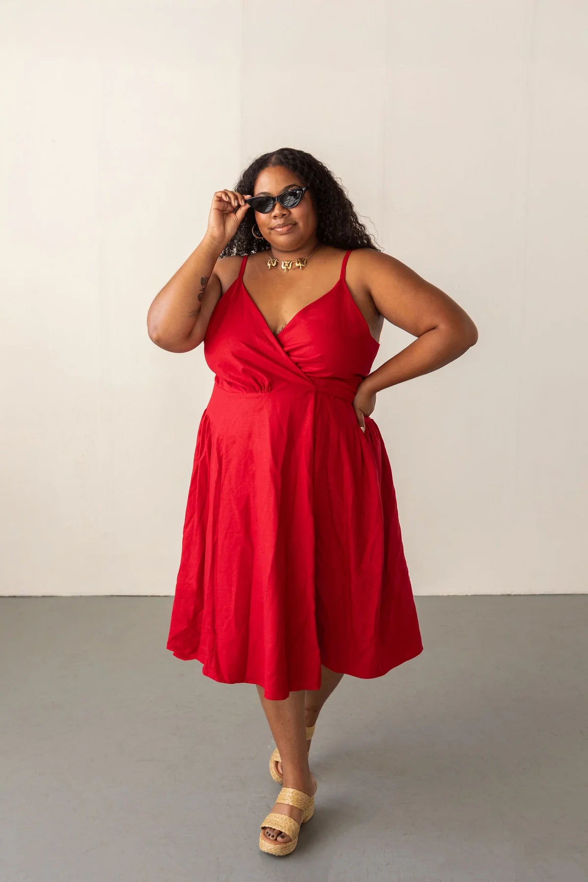 Friday Pattern Company Wren Wrap Dress