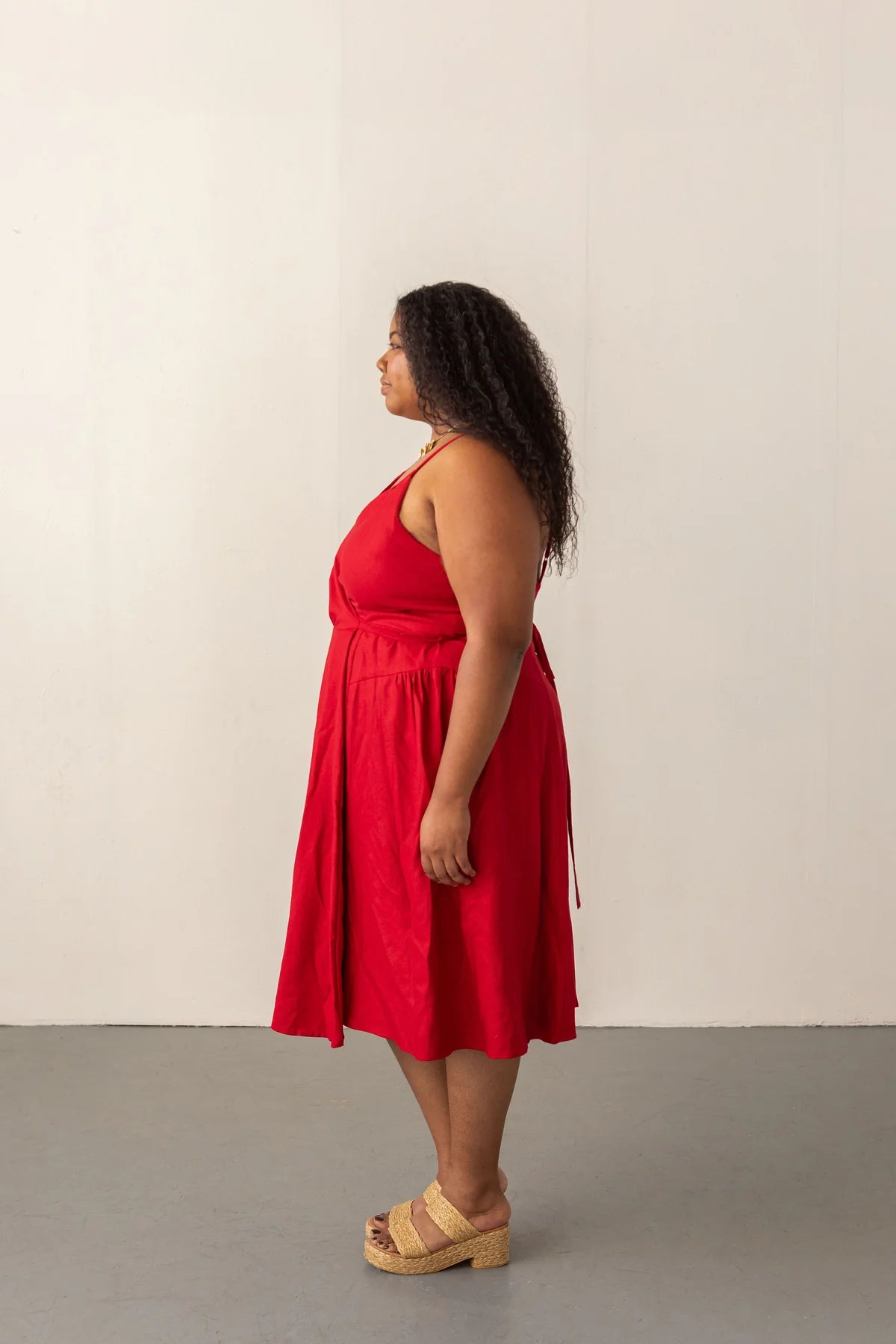 Friday Pattern Company Wren Wrap Dress