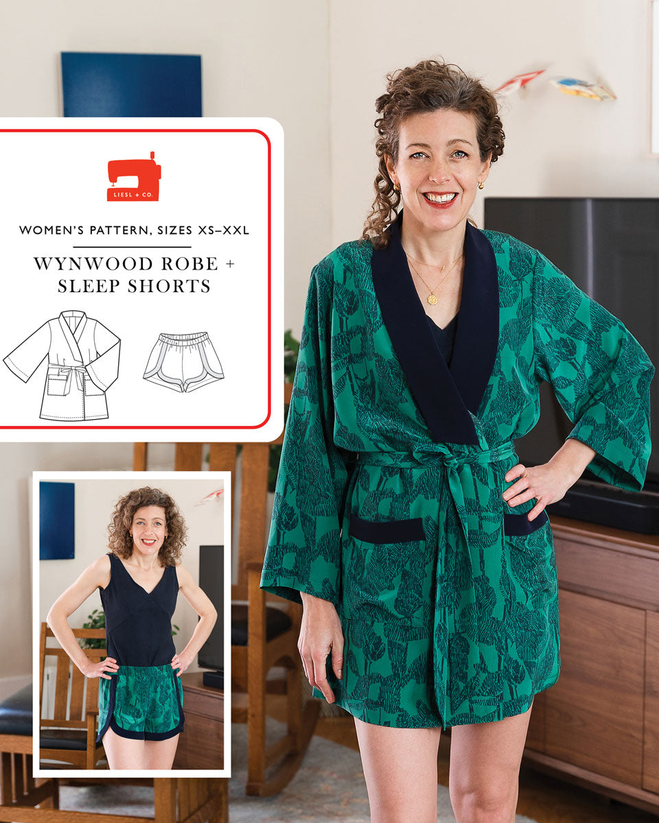 Liesl + Co Wynwood Robe and Sleep Shorts