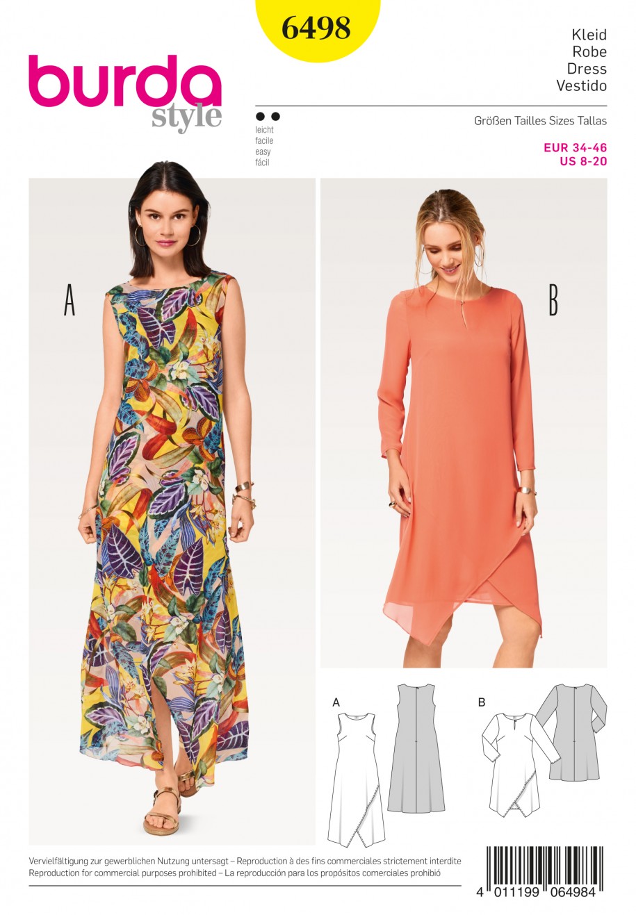 Burda Dresses 6498