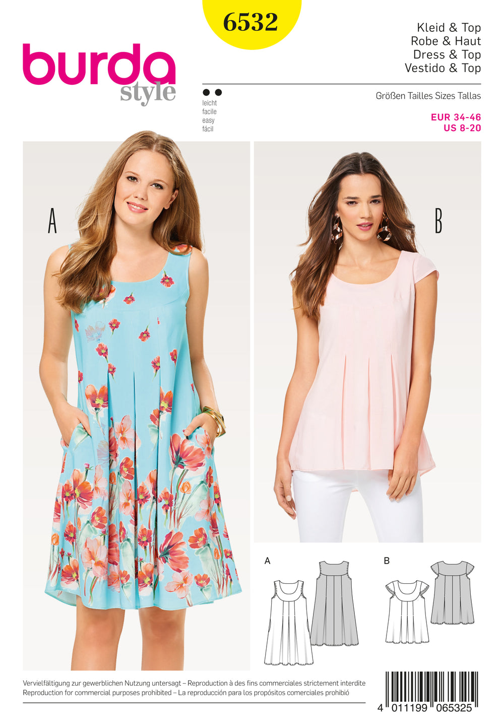 Burda Dress and Top 6532