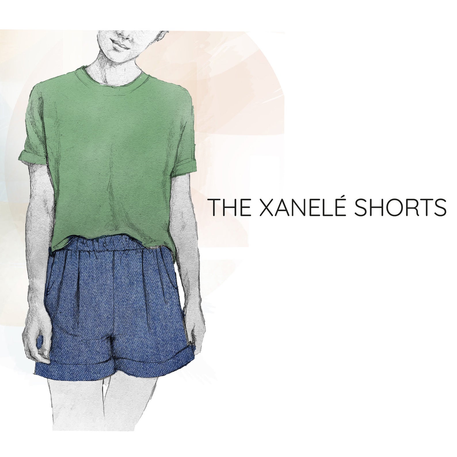 French Navy Xanelé Shorts