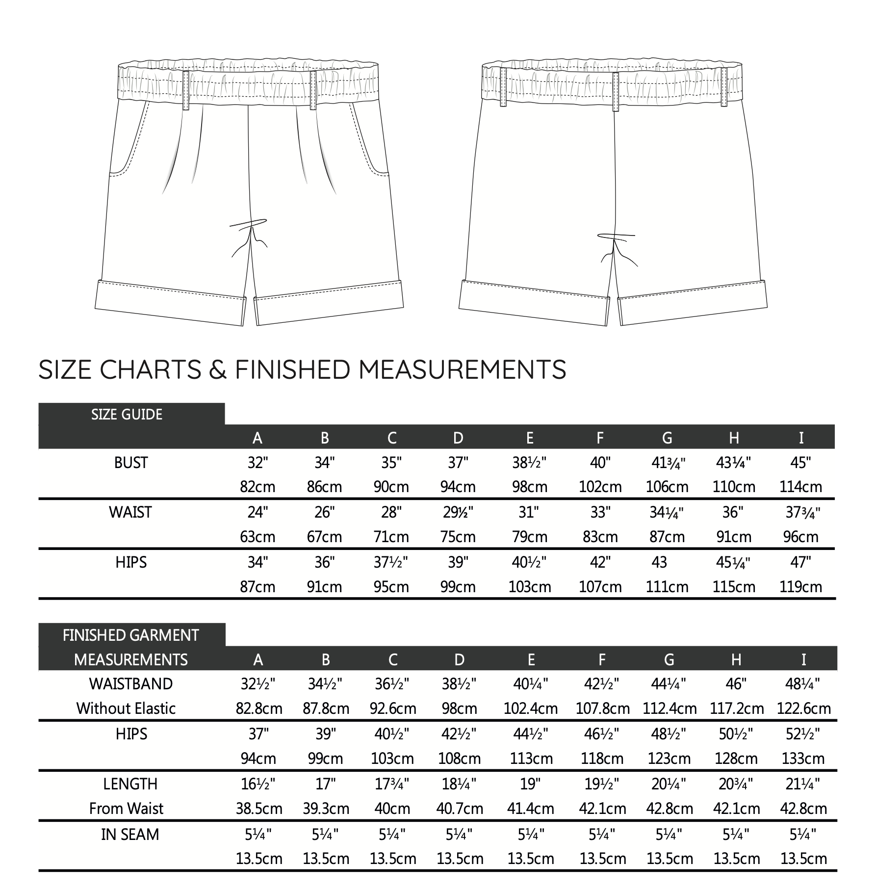 French Navy Xanelé Shorts