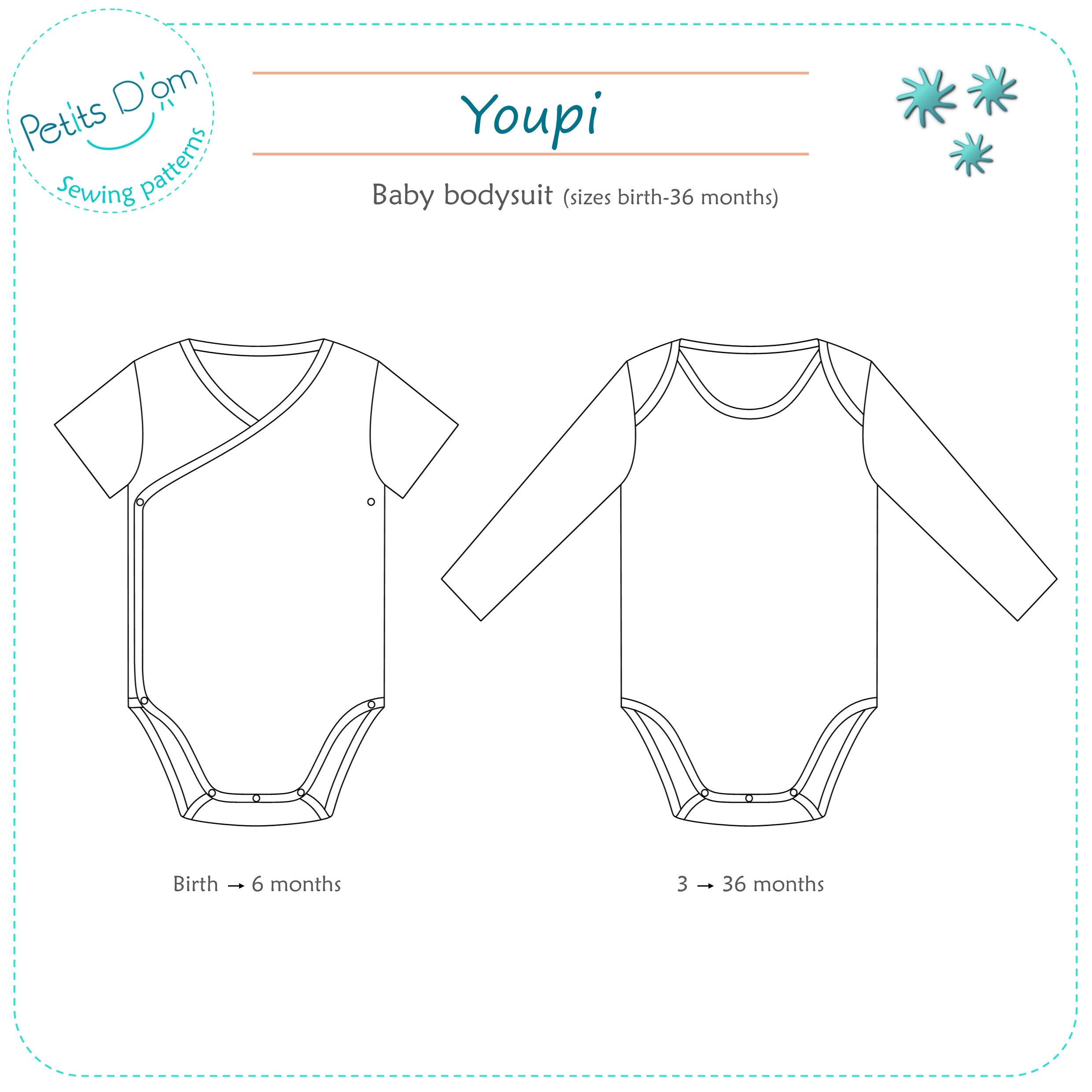 Petits D'om Youpi Bodysuit