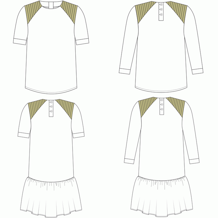 You Made My Day 8th of March Origami Blouse & Dress