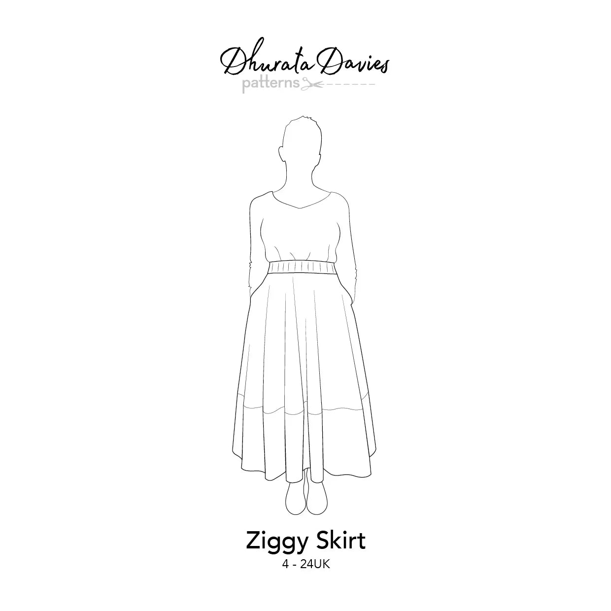 Dhurata Davies Patterns Ziggy Skirt