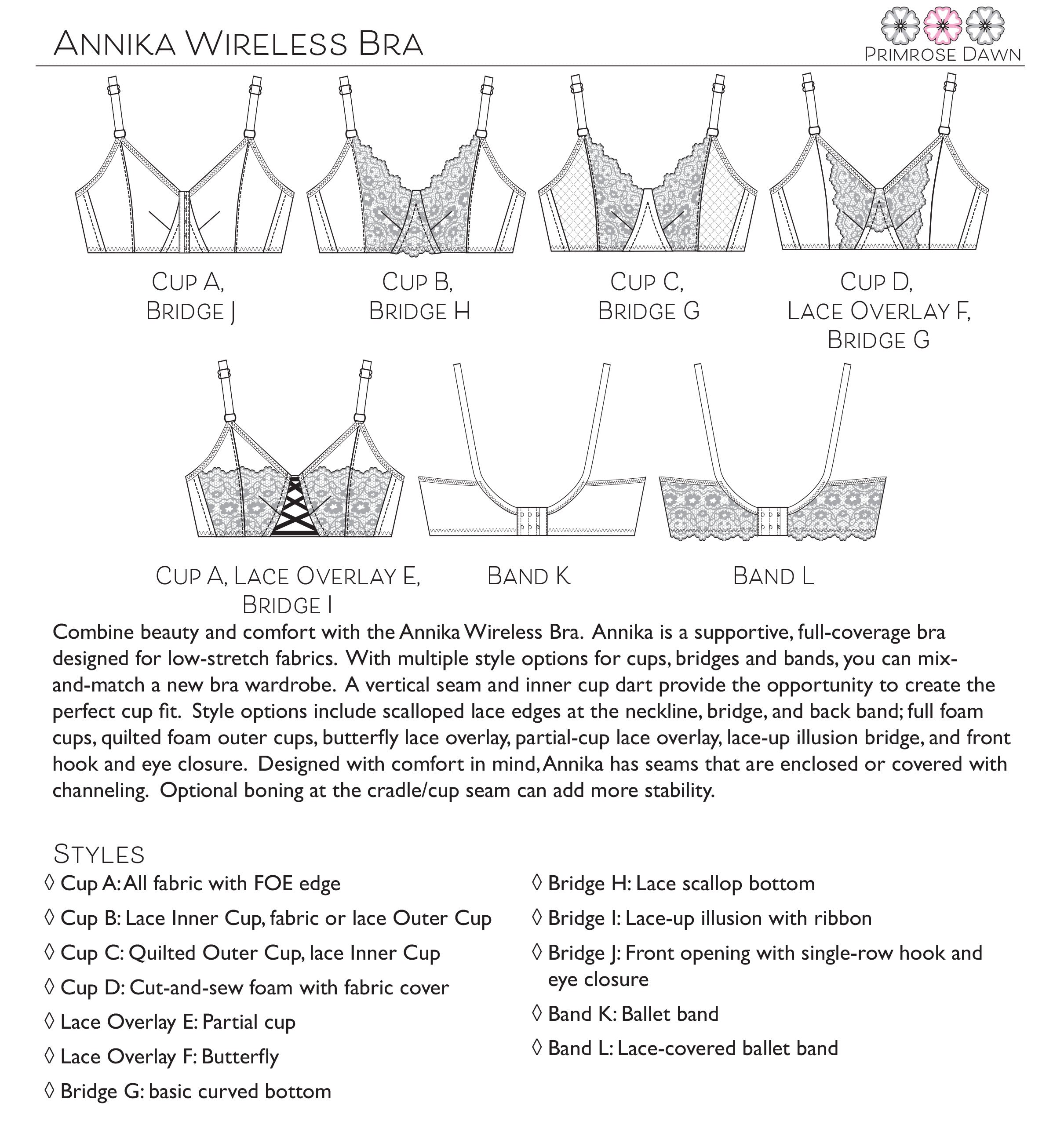 Primrose Dawn Annika Wireless Bra PDF