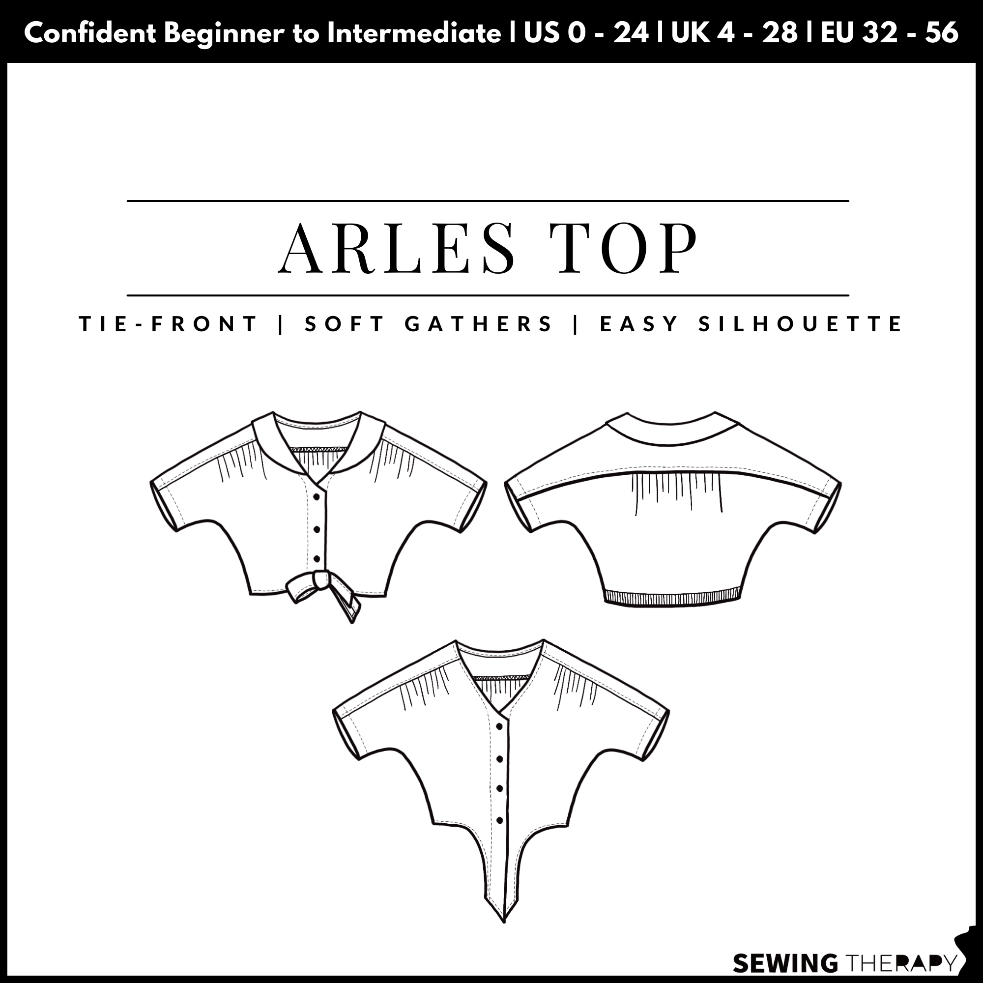 Sewing Therapy Arles Top