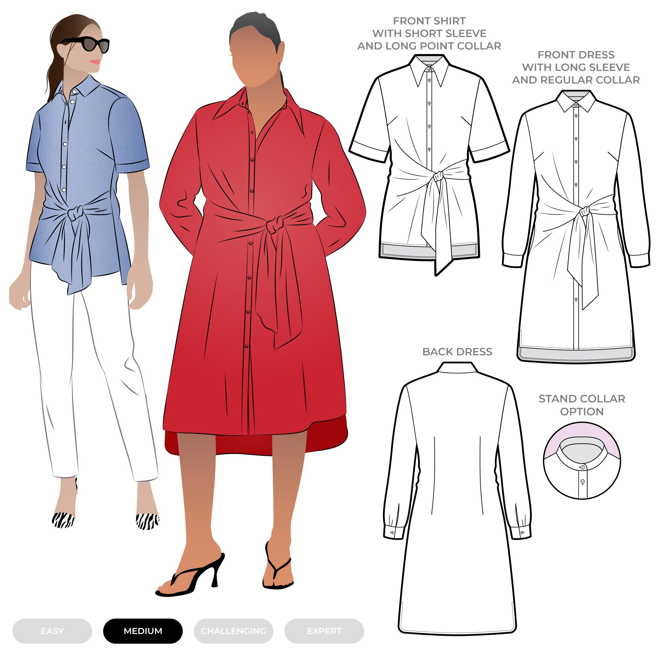 Style Arc Avon Woven Shirt and Dress