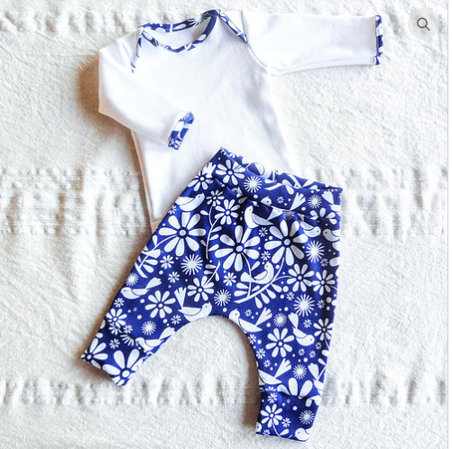 Elemeno Patterns Baby/Child Basic Joggers