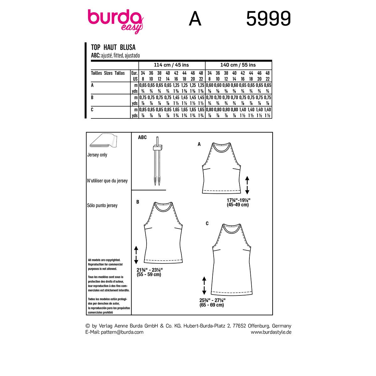 Burda Top 5999