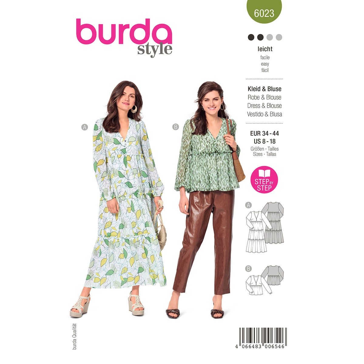 Burda Dress and Blouse 6023