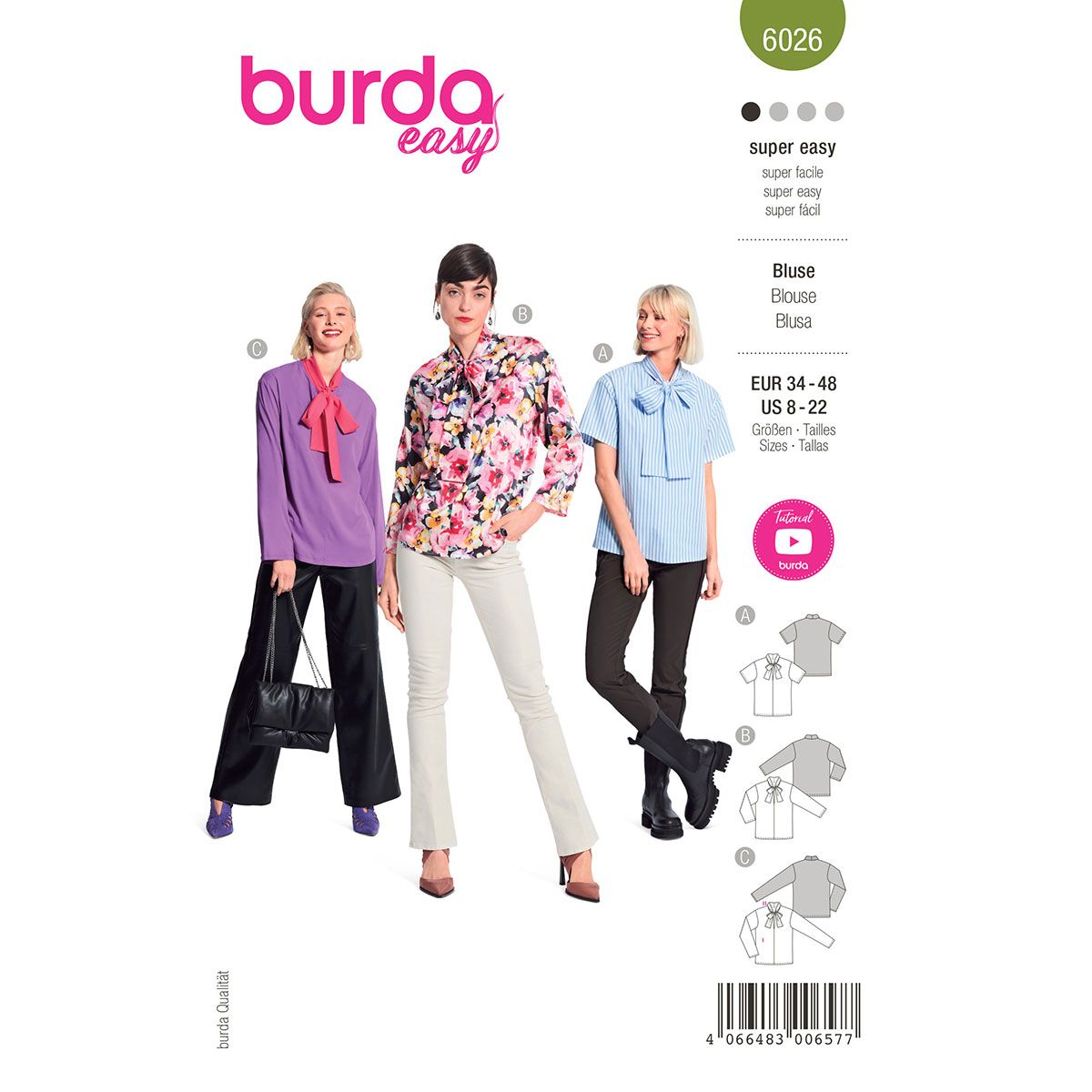 Burda Blouse 6026