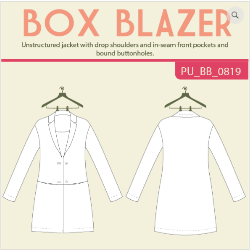 Pattern Union Box Blazer