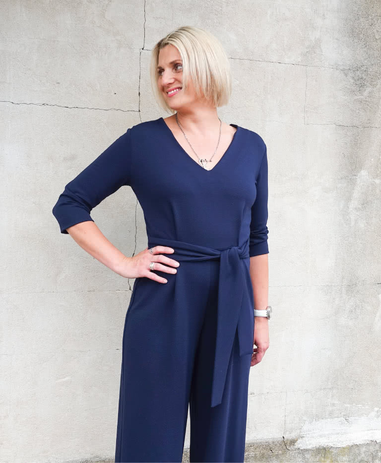 Style Arc Brice Knit Jumpsuit