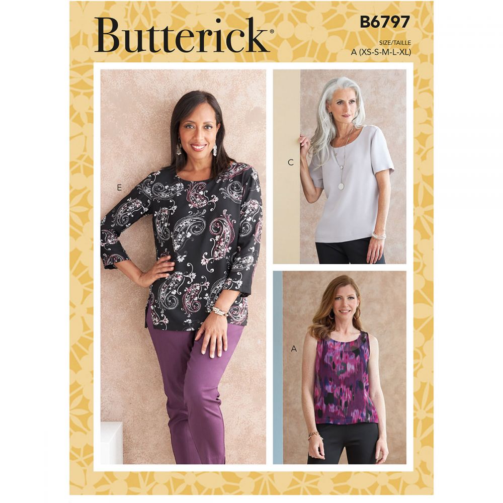 Butterick Tops and Tunics B6797