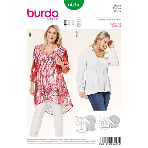 Burda Blouse 6615