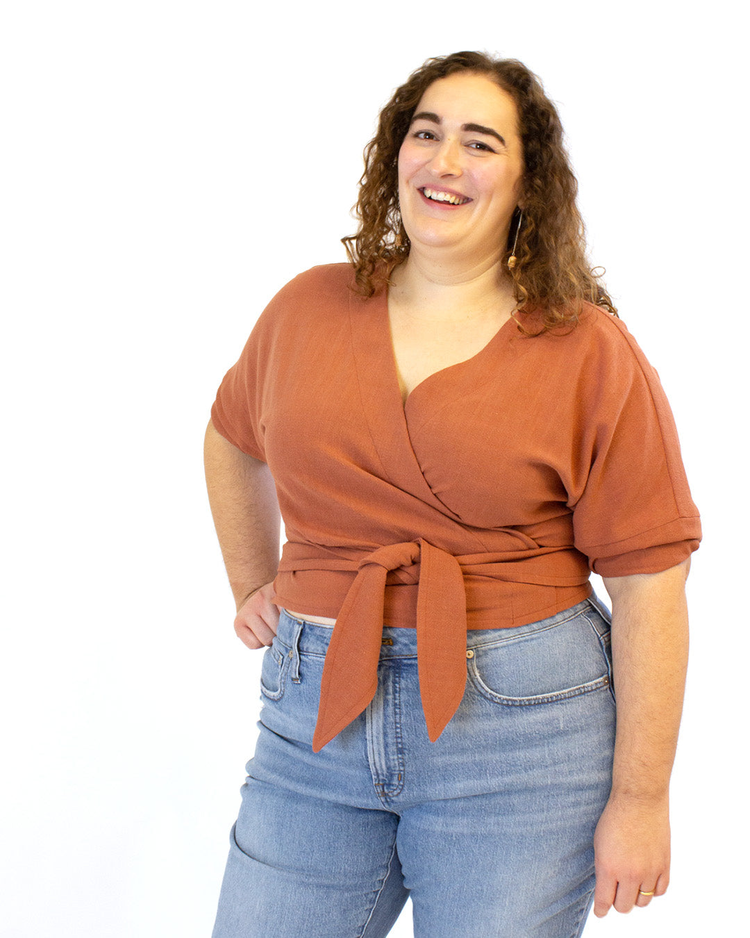 Helen's Closet Cassidy Wrap Top – The Fold Line