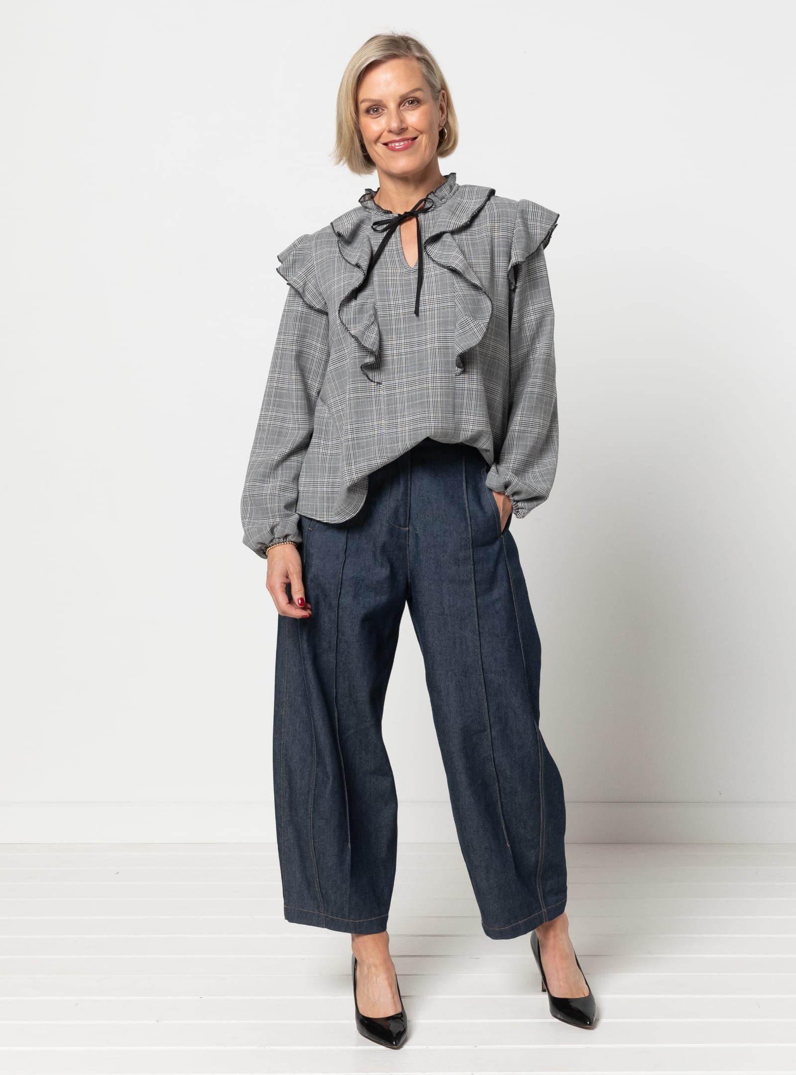 Style Arc Cendrine Woven Blouse Set