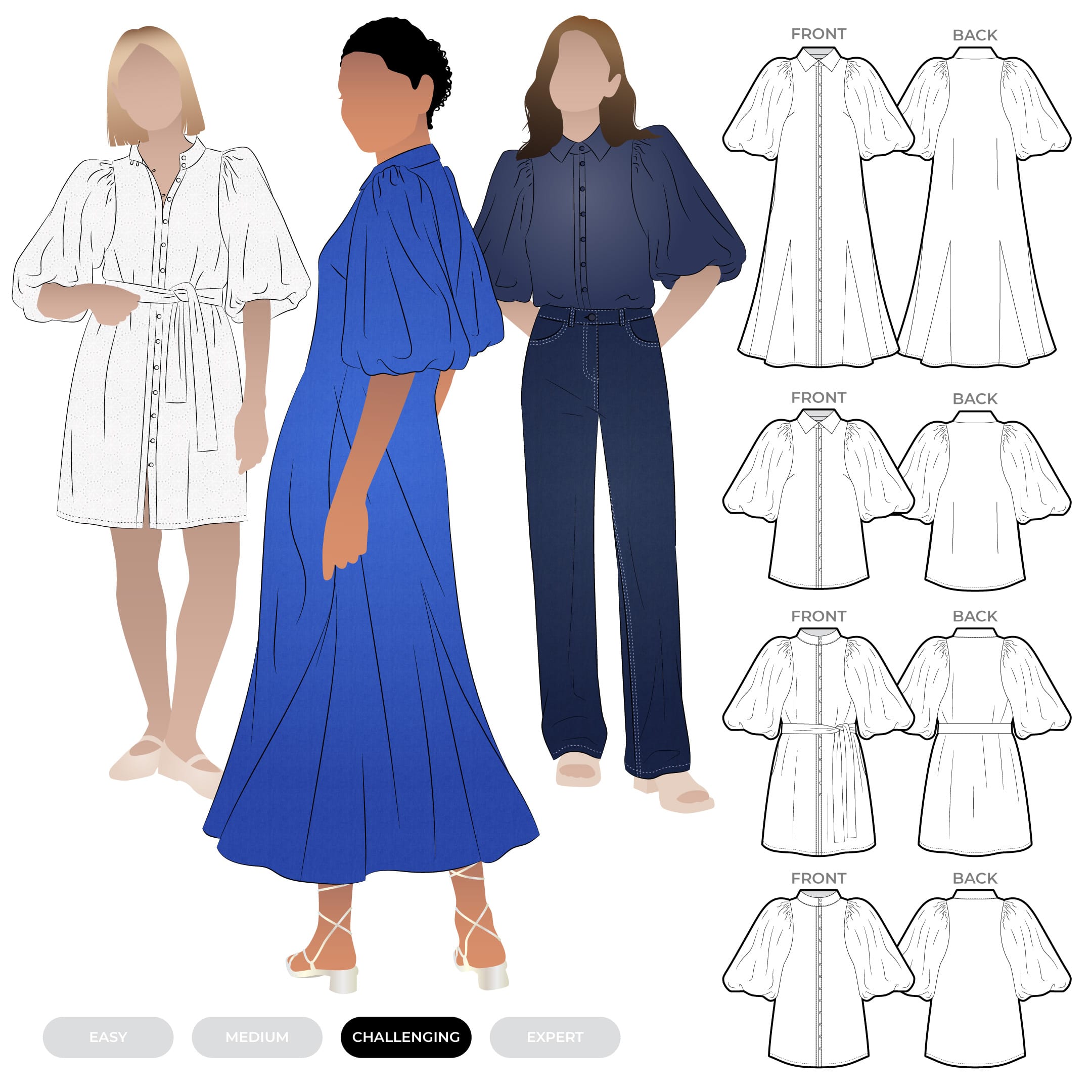 Style Arc Dallas Woven Shirt and Dress