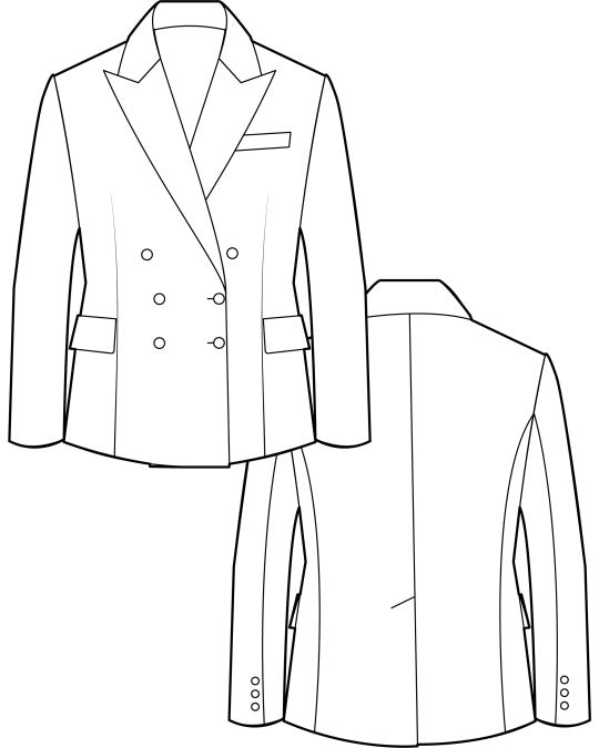 Pauline Alice Dalt Blazer – The Fold Line - Main Image