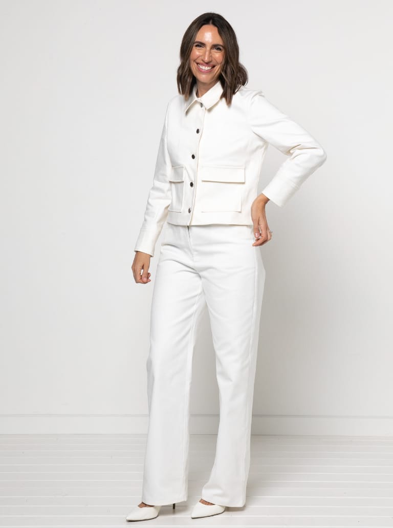 Style Arc Delphine Woven Jacket