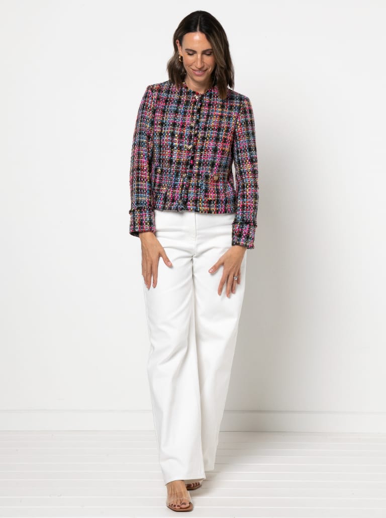 Style Arc Delphine Woven Jacket