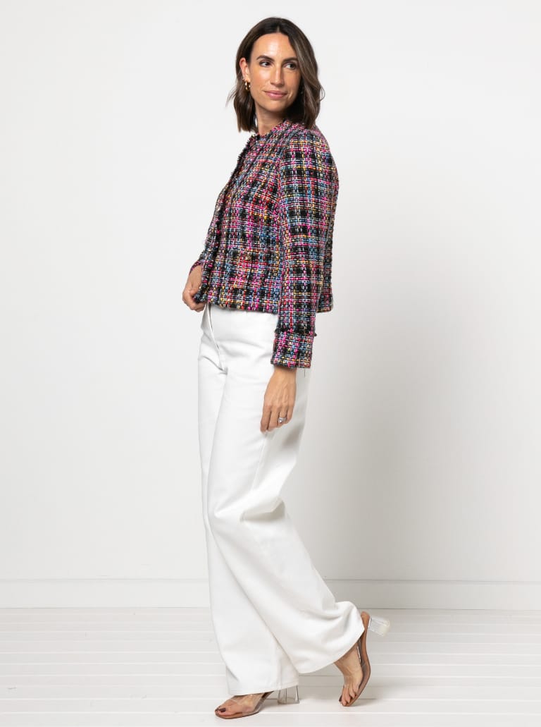 Style Arc Delphine Woven Jacket