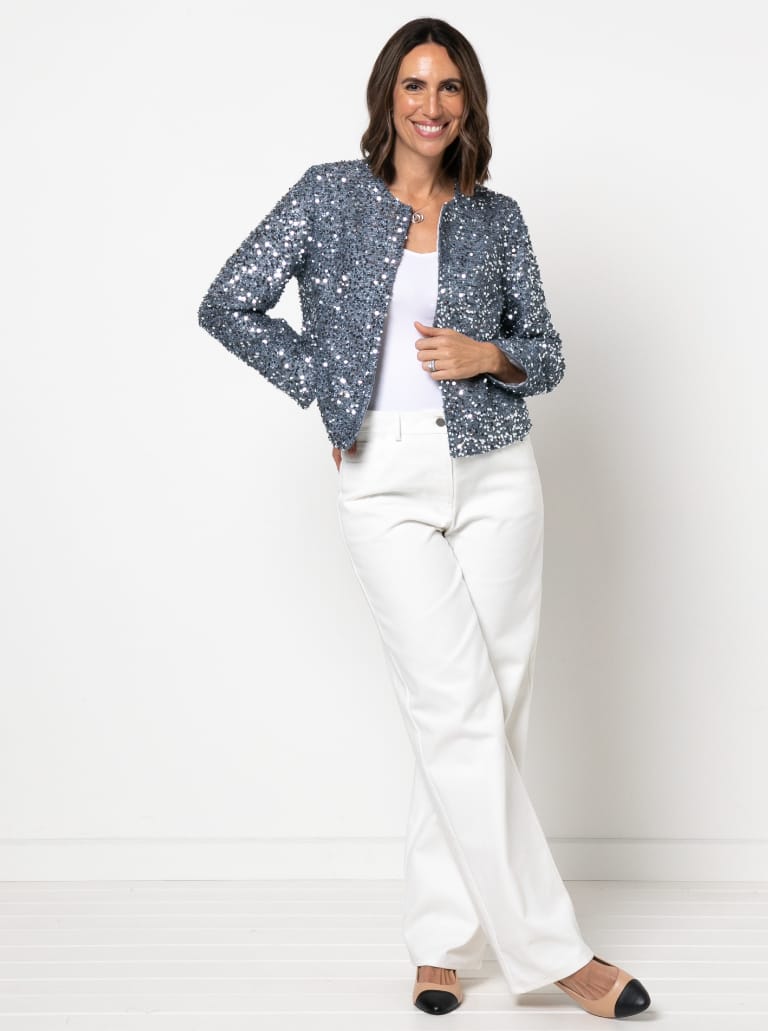 Style Arc Delphine Woven Jacket