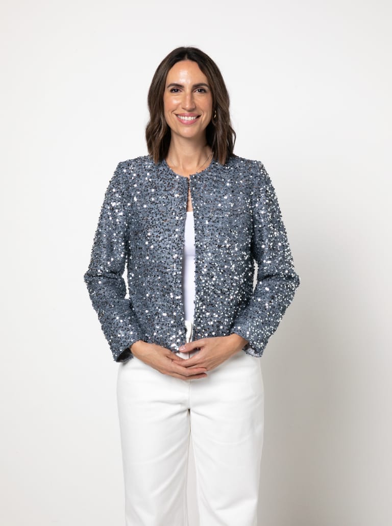 Style Arc Delphine Woven Jacket