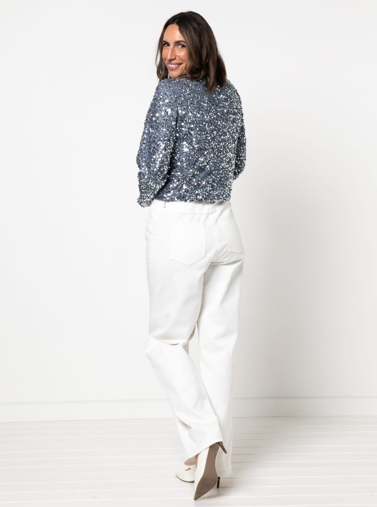 Style Arc Delphine Woven Jacket