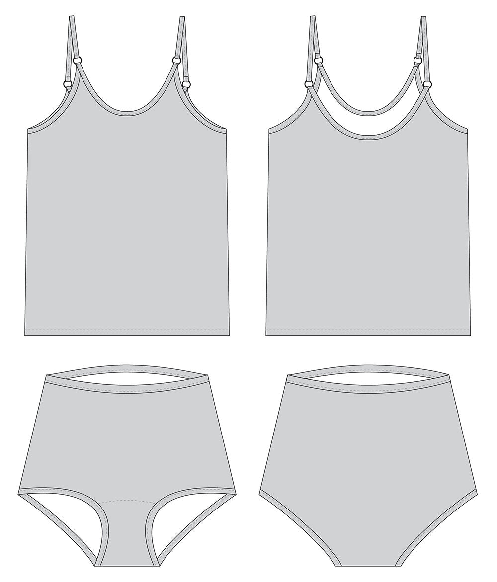 Christine Haynes Dune Tank and Briefs