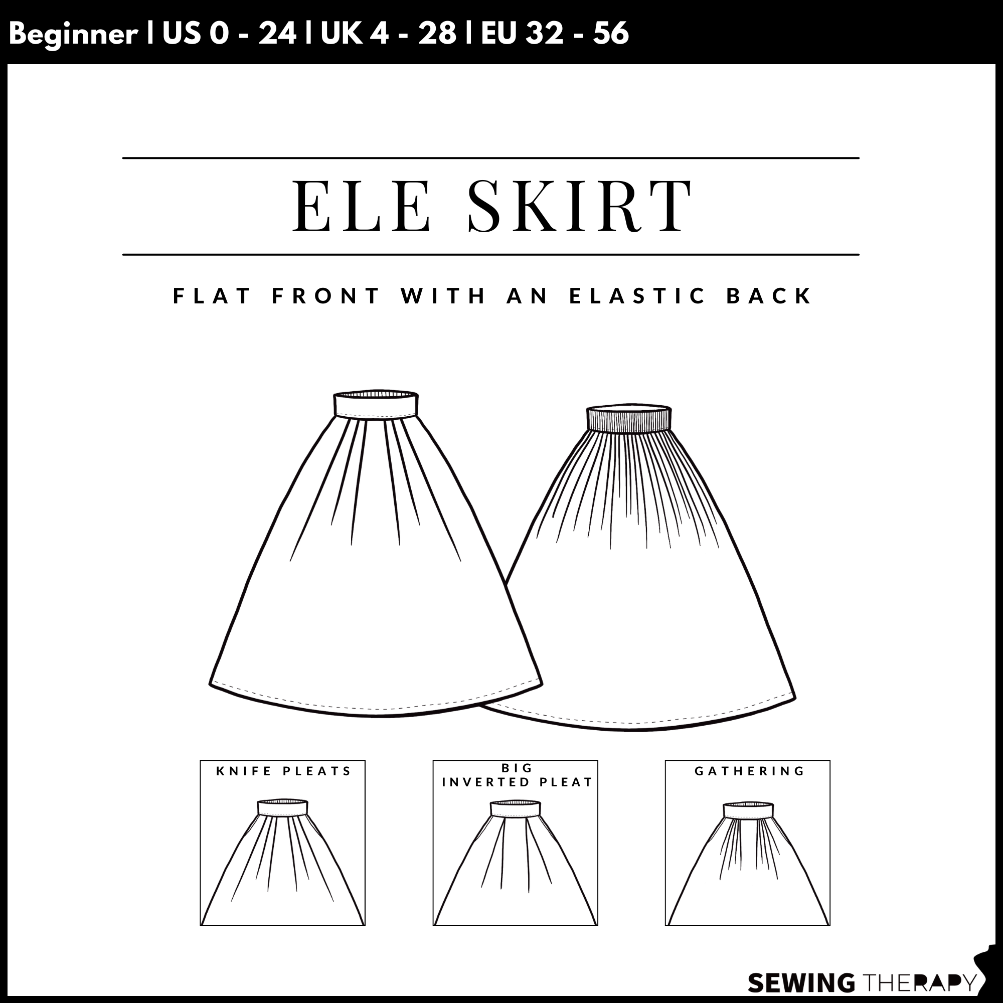 Sewing Therapy Ele Skirt