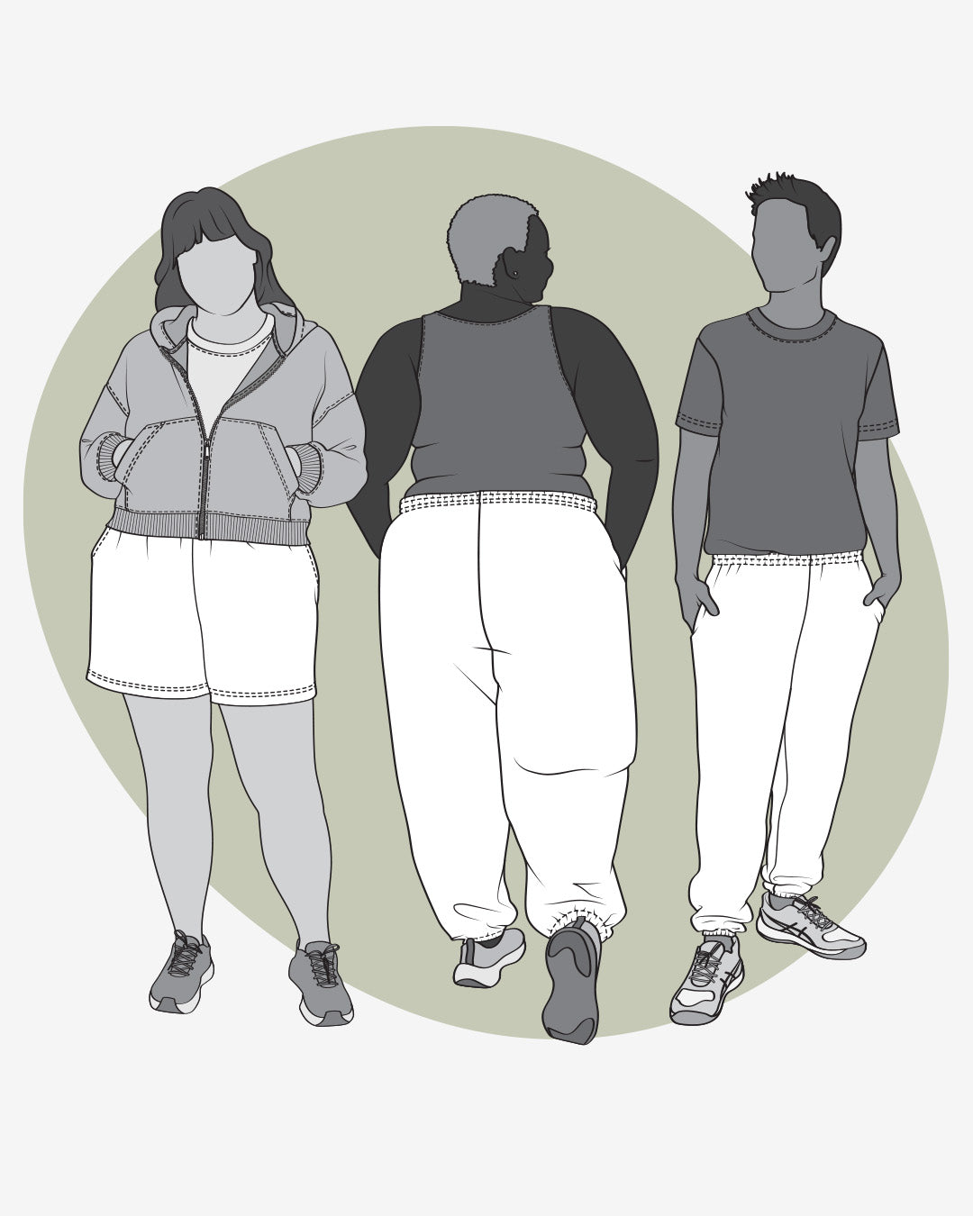 Helen's Closet Evergreen Sweatpants