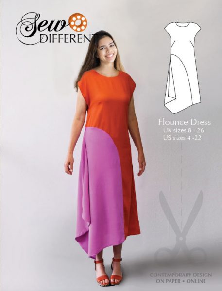 Sew Different Flounce Dress
