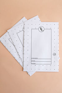 Image showing the Sewing pattern storage envelopes. Buy exclusive sewing pattern storage envelopes from The Fold Line. These gusseted envelopes have plenty of room to store copy shop printed pattern sheets or cut out pattern pieces. On the front of the en