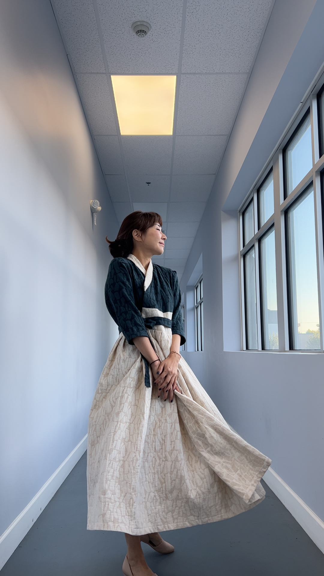 hanbok dress Embroidered Lace Korean Court Hanbok