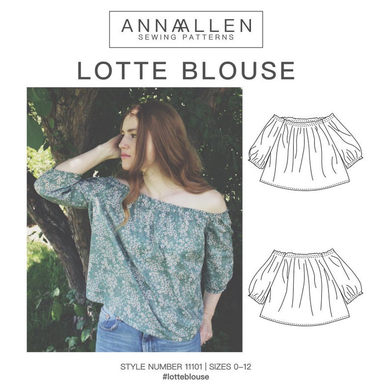 Anna Allen Lotte Blouse PDF