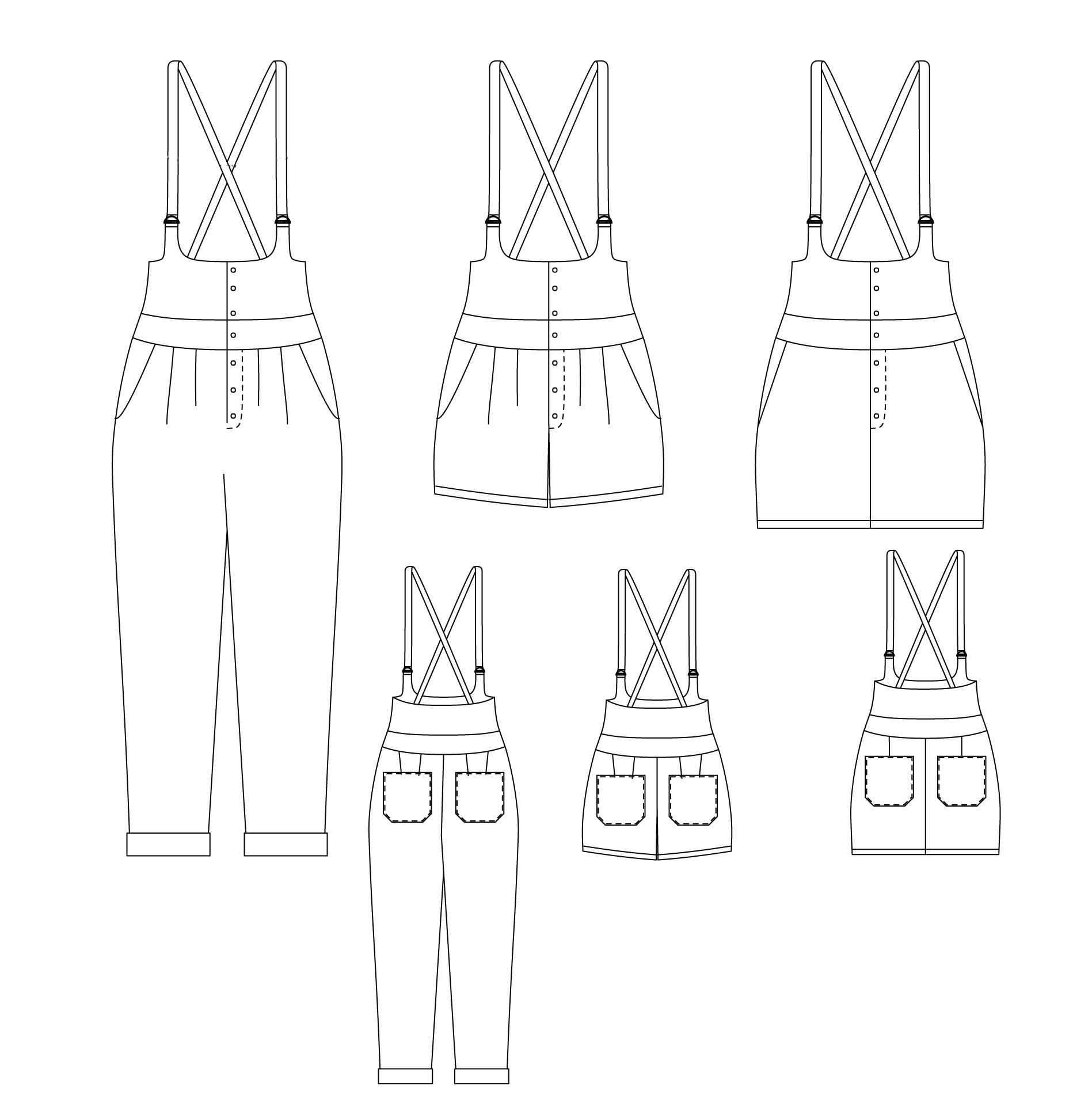 Ready to Sew Jim Overalls