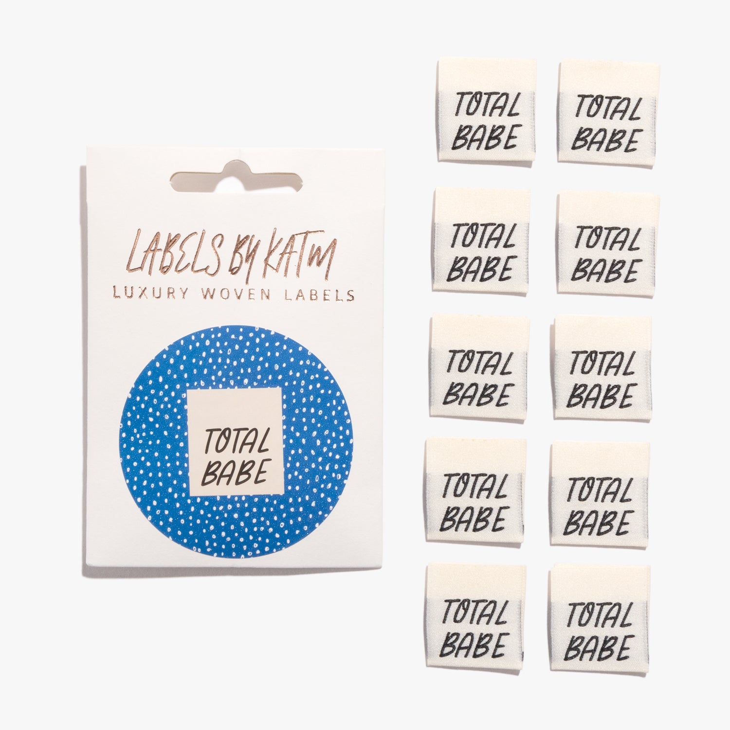 Kylie & The Machine 'Total Babe' Woven Labels