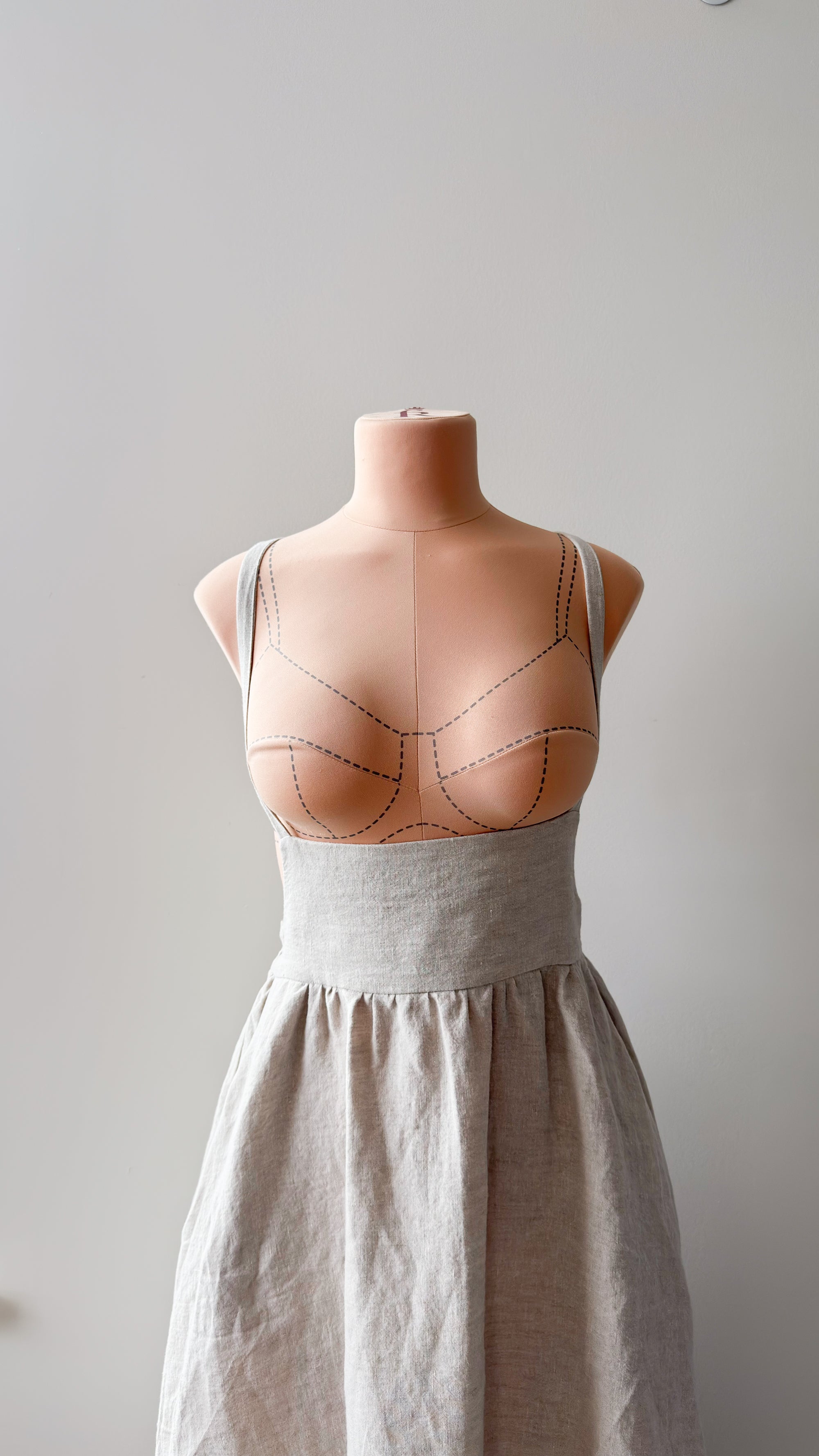 Sewing Therapy Low Bib Pinafore