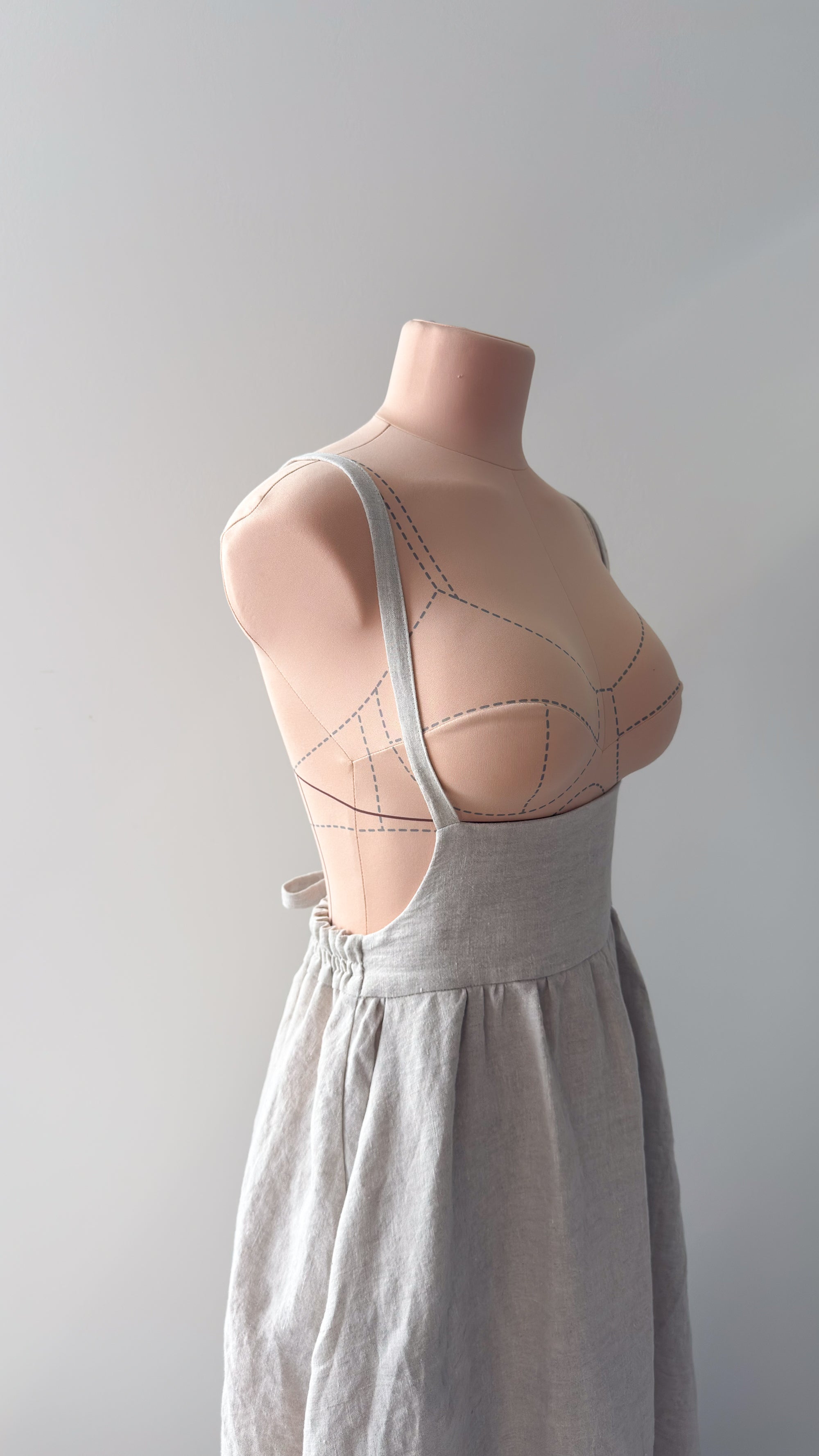 Sewing Therapy Low Bib Pinafore