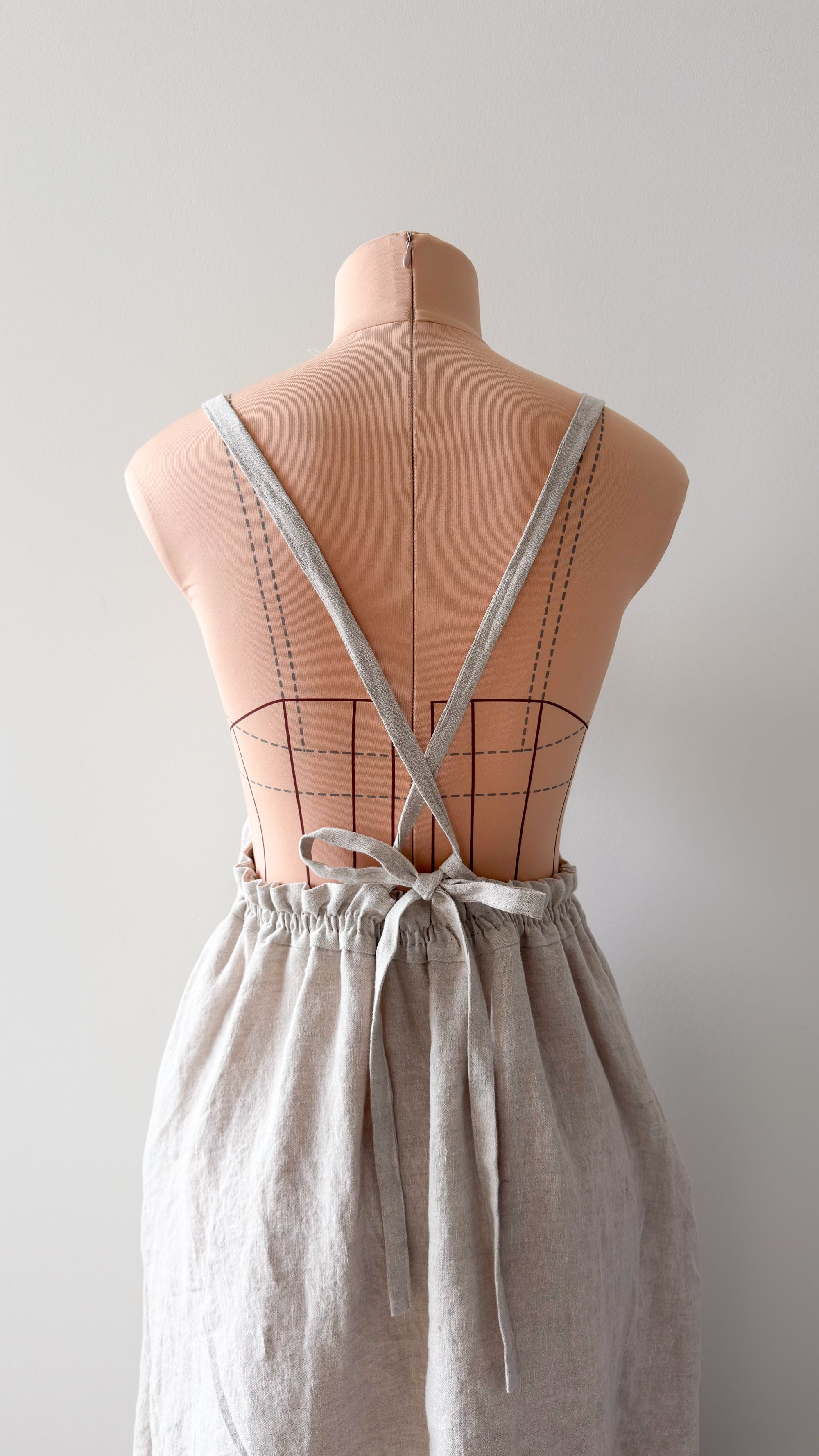 Sewing Therapy Low Bib Pinafore