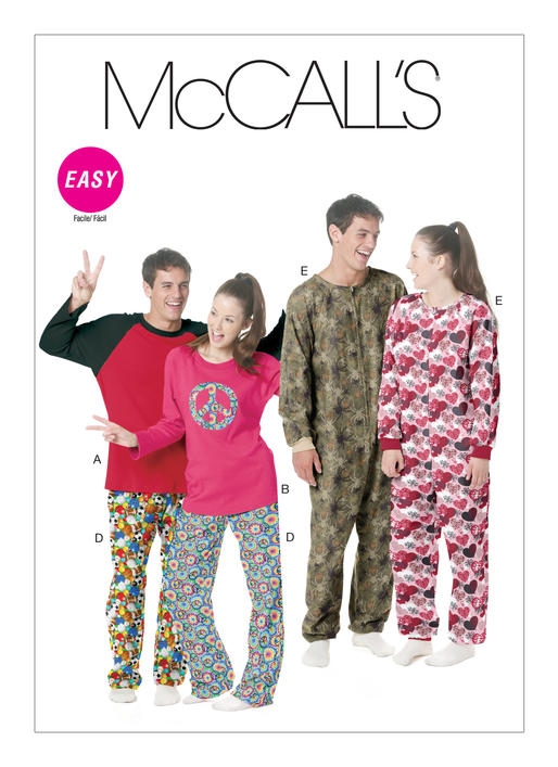 McCalls Unisex Nightwear M6251